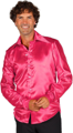 shirt satin pink
