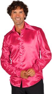 shirt satin pink