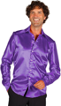 shirt satin purple