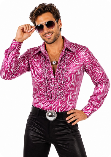 Shirt with animal print