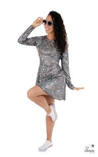 silver disco dress