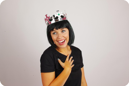 Silver Plastic King's Crown