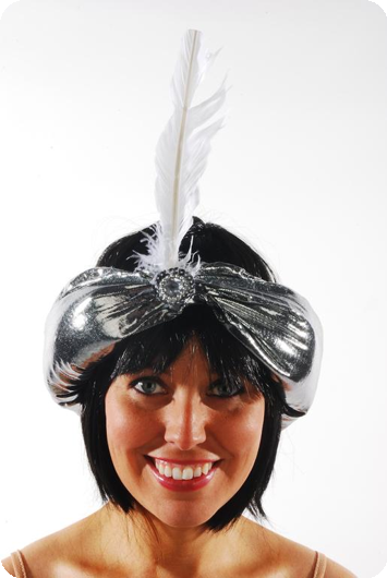 Silver turban