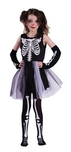 skeleton girl costume