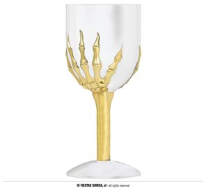 skeleton glass for wine/soft drinks 18 cm