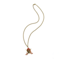 skull necklace 35 cm