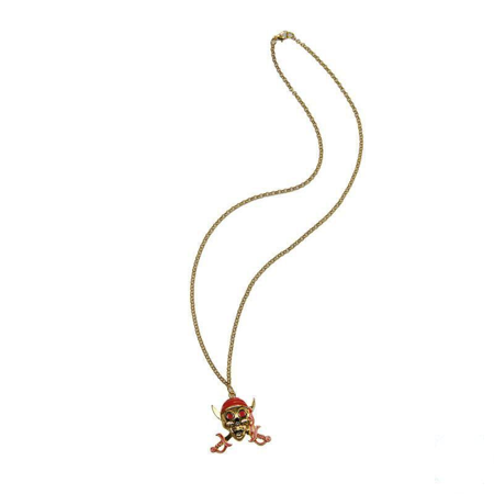 skull necklace 35 cm