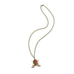 skull necklace 35 cm