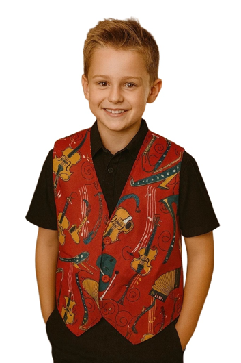 Sleeveless vest for children