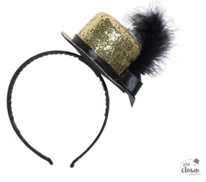 small glitter hat gold diadem