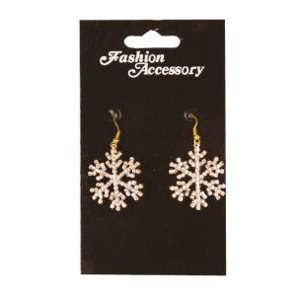 snowflake earrings