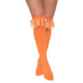 Socks over-knee fluor orange (mt 40/46)