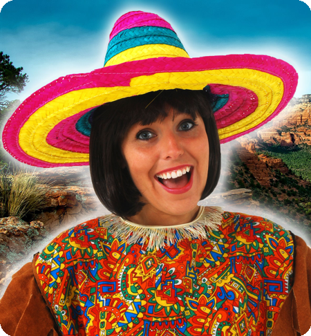 Sombrero multicolore