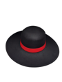 Spanish hat luxury black with red ribbon
