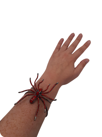 Spinnen armband halloween luxe