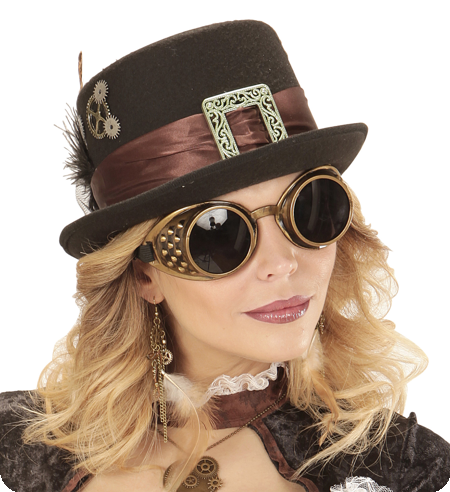 Steampunk Piloten bril