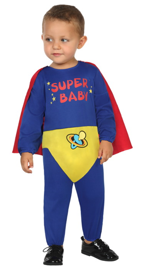 Super held baby verkleed pak