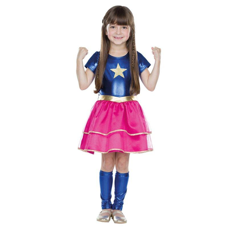Super heldin jurk voor meisjes