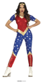 super heroine with stars