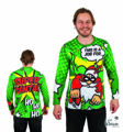Super santa kerst t-shirt met lange mouwen