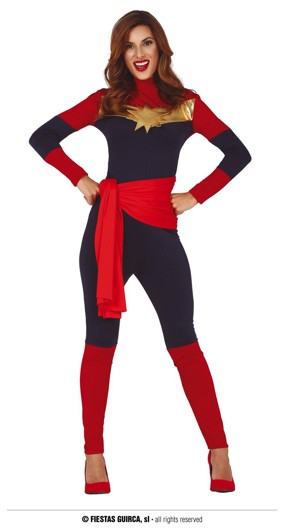 Superheroine Costume for Ladies Star