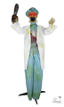 Surgeon with chainsaw - animated, with sound and light - 178cm