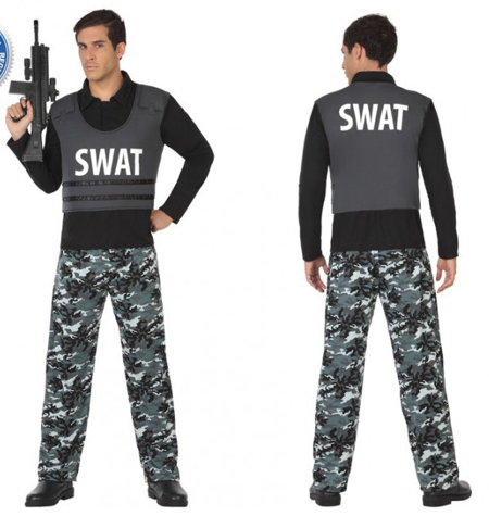 SWAT police costume for men