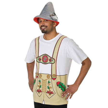 t-shirt lederhose