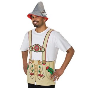 t-shirt lederhose