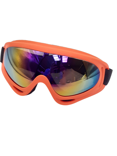 Tacky 80s Ski Goggles Coral