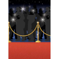 Tapis rouge en plastique 1,2 x 12,1 m