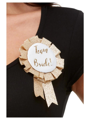 Team bride brooch