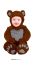 teddy bear baby suit
