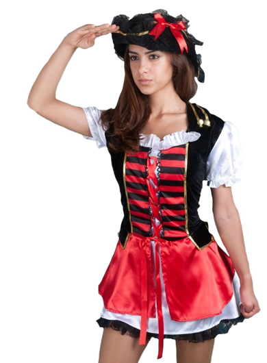 Tenue de Femme Pirate amiral