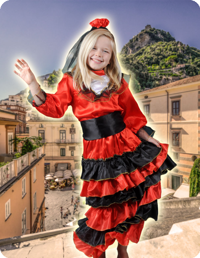 Tenue de Jeune fille espagnole Senorita