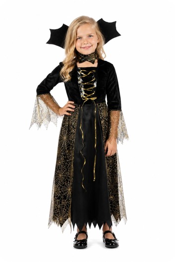 Tenue toile d'araignée vampire fille