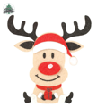 Three clamps reindeer