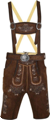 Tiroler broek lederhosen bruin Tawny Herakles