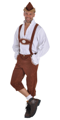 Tirolerbroek edelweiss bruin