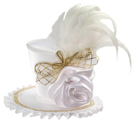 Topper hoedje met bloem