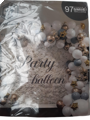 Translate the following title into English: balloon set gold/silver/white