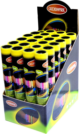 Tube 15 stuks Glow Armbanden 20 cm