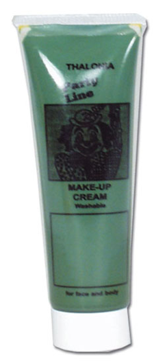 Tube de peinture de visage vert