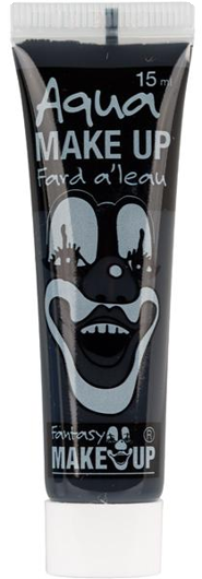 Tube de peinture visage noir 15 ml