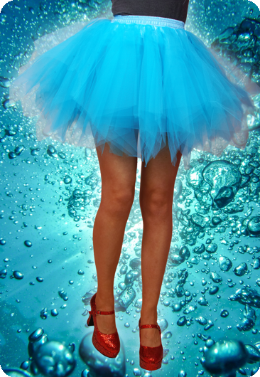 Tutu deluxe turquoise
