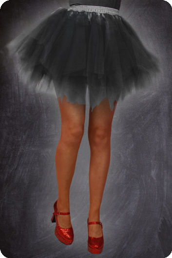 Tutu extra dik deluxe zwart