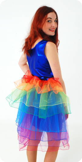 Tutu jupon multicolor