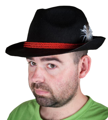 Tyrolean Hat Black