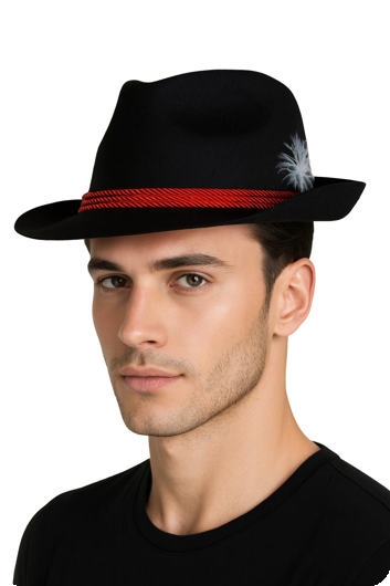 Tyrolean Hat Black