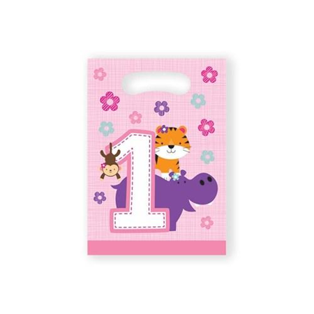 Uitdeelzakjes one is fun girl (8st)